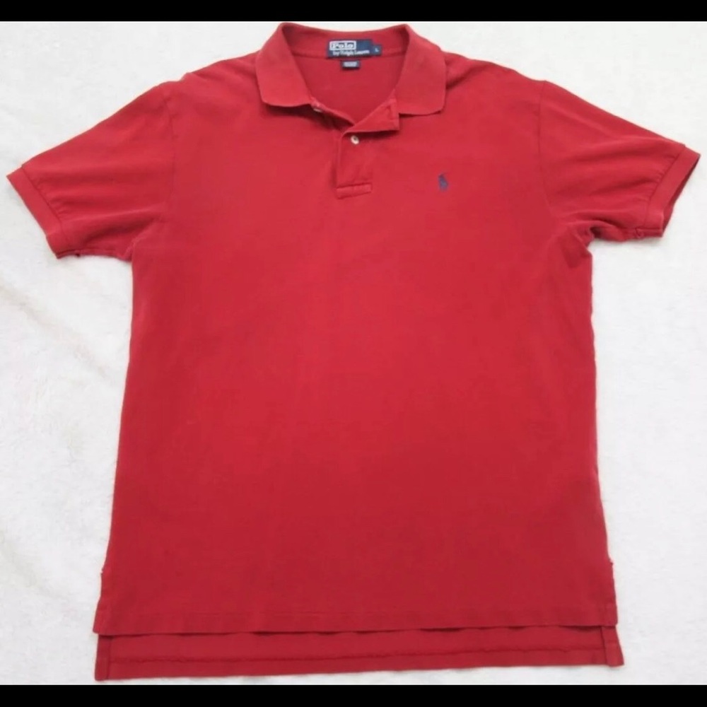 Ralph Lauren Red Polo Custom Fit